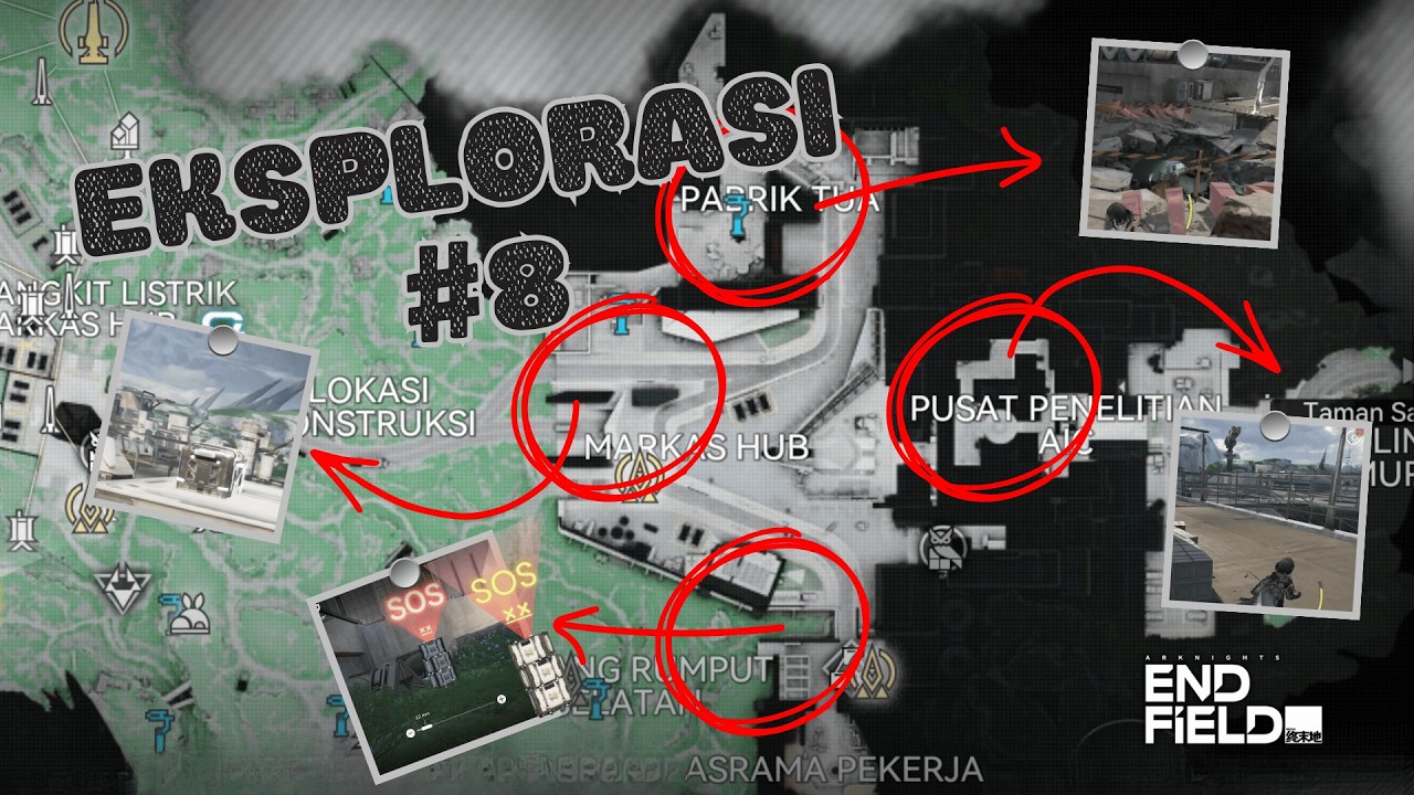 Aku Ketemu Peti Harta Tersembunyi dan SOS Merah | Eksplorasi #8 | Arknights: Endfield