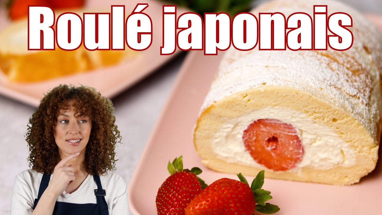 Gâteau roulé fraise chantilly | léger comme un nuage