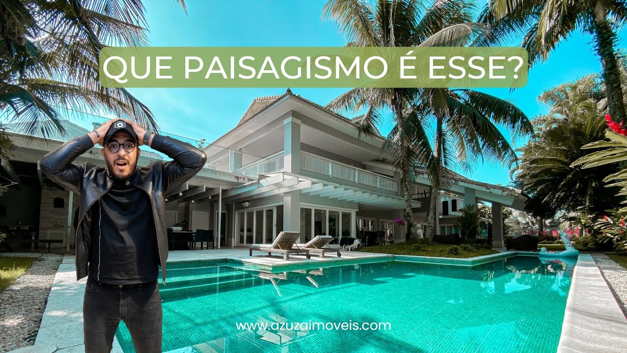 PAISAGISMO DE MILHÕES | Casa de 1.170m² à venda no condomínio Malibu por R$10.000.000 |Azuza Imóveis