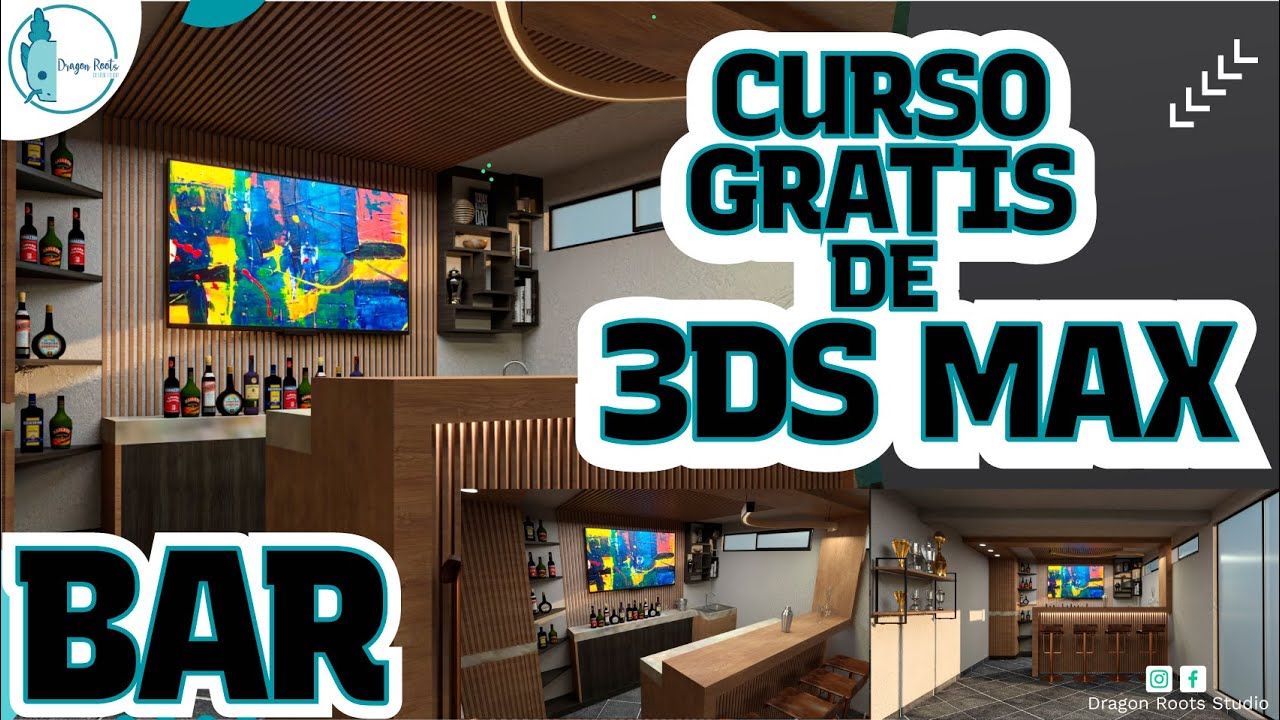 💻MODELADO DE BAR//¡¡¡APRENDE 3DS MAX GRATIS!!!//MODELADO Y RENDERIZADO///EXPORTAR DE RHINO A 3DS MAX