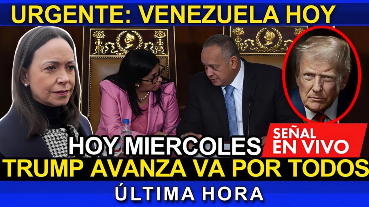 🚨 ÚLTIMA HORA 🔴 ¡URGENTE VENEZUELA!  TRUMP AUMENTA LA PRESIÓN  VA POR TODOS