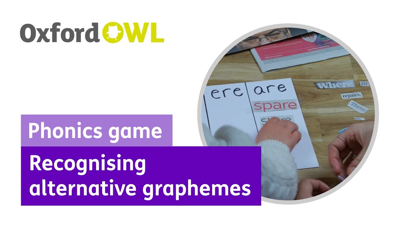 Phonics game: Find it, cut it, stick it! | Oxford Owl