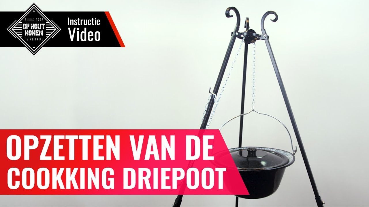 Opzetten van de CookKing driepoot | CookKing | Instructievideo