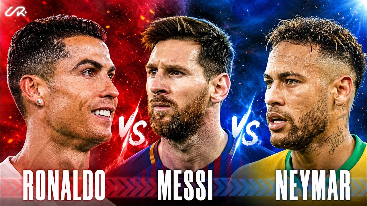 Goals By Age - Messi vs Ronaldo vs. Neymar
