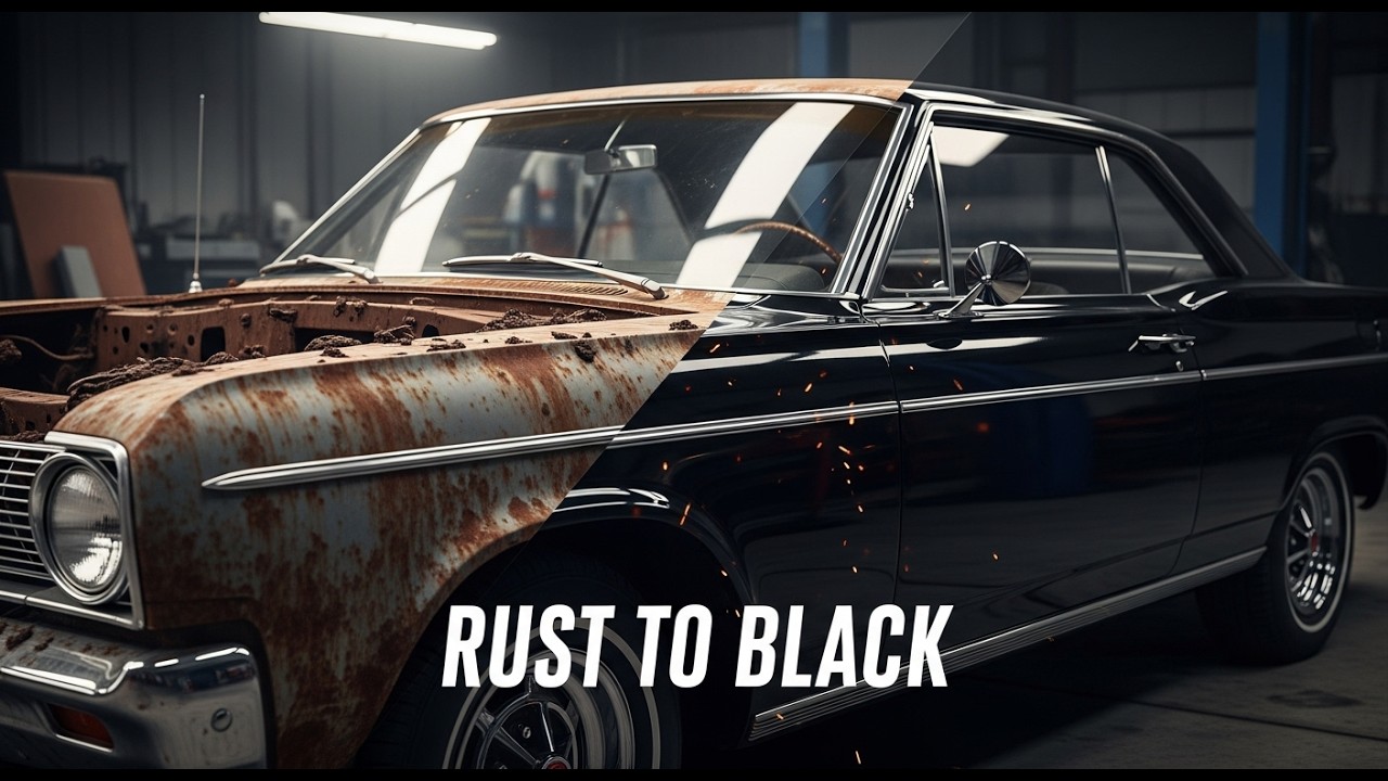 AMERICAN CLASSIC REBORN 🇺🇸 Full Restoration ASMR | Real-Time Bodywork & Paint