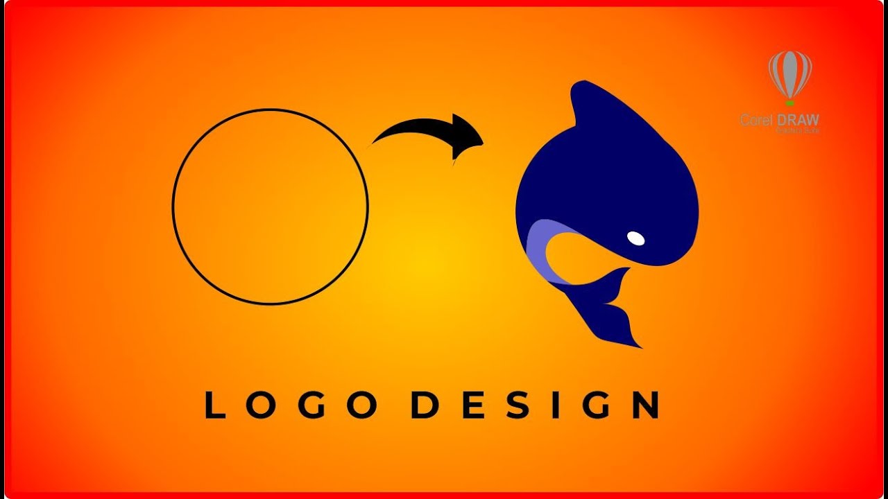 Create a Stunning Dolphin Logo Design in CorelDRAW | Juscre8 Tutorial 🐬🎨