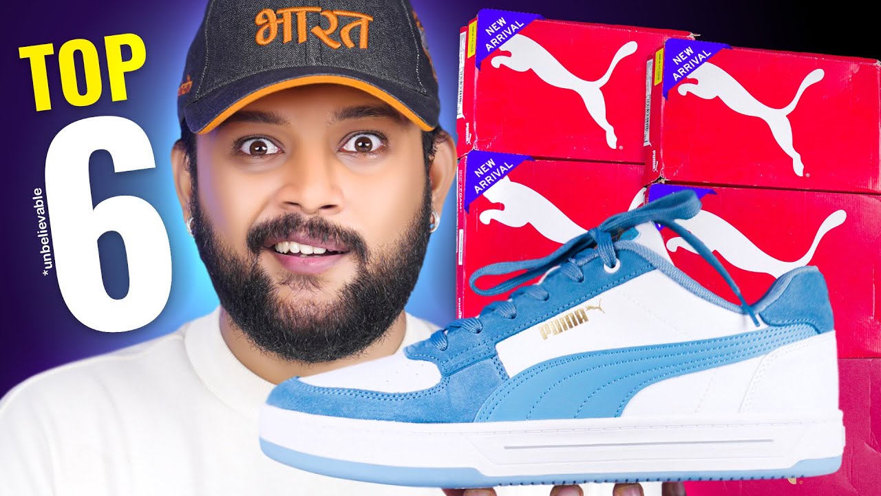 6 New Best Puma Shoes/Sneakers Under 3000 for College 🔥 Puma Men Shoes Haul Review 2025 | ONE CHANCE