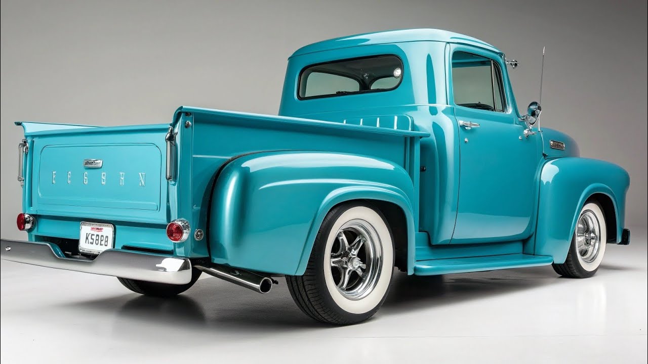 🔥 Vintage Beast Reborn | Classic Turquoise Pickup with Modern Muscle 💎🚘
