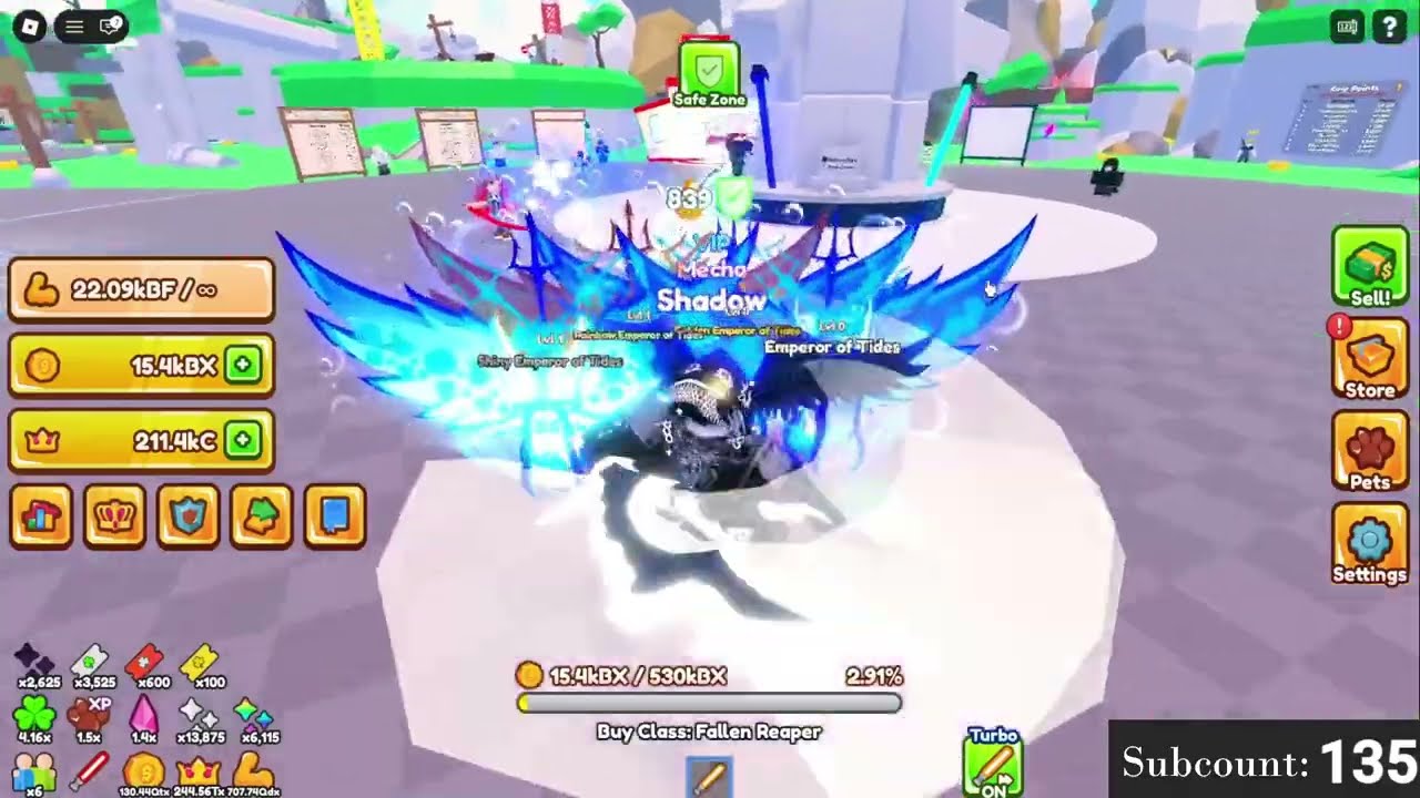 OP NEW AQUA PETS & NEW CLASS UPDATE!!!│Roblox Saber Simulator