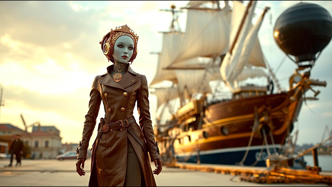 🎥 Steampunk Trip to New York | City of Gears and Steam #aivideo #aicinematic #ai #aiart