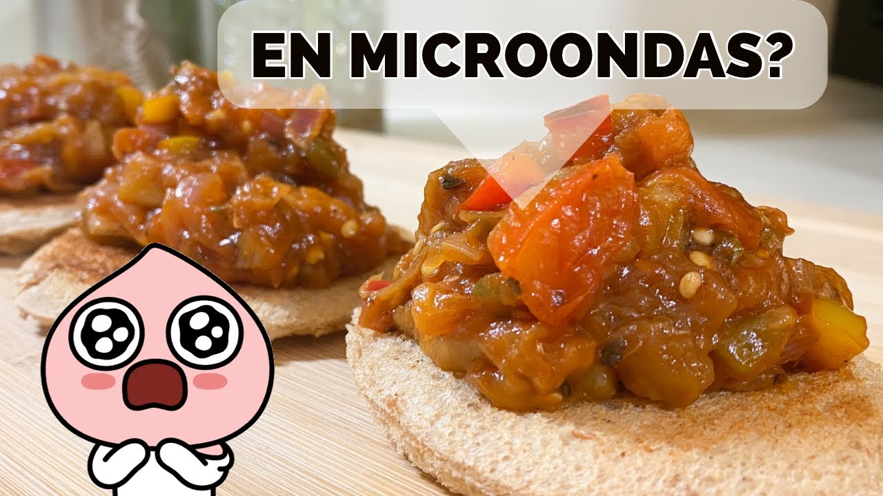 COMO ASAR BERENJENAS EN MICROONDAS / BERENJENA GUISADAS / RECETA FACIL ECONOMICA NUTRITIVA