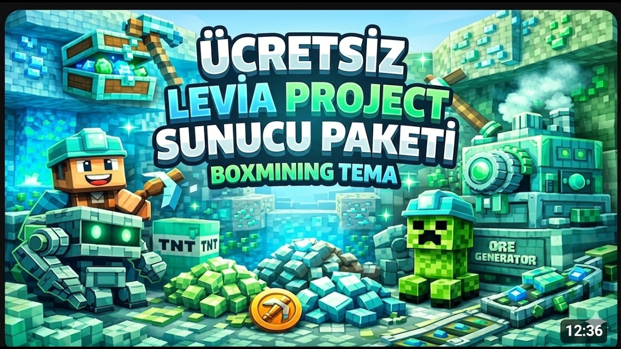 Minecraft - Boxmining | &Uuml;cretsiz BoxMining Plugin Paketi | LeviaProject