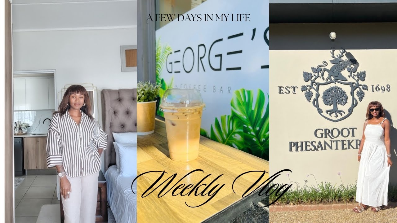 VLOG: Cooking| Work| Wine tasting date | Coffee and sunsets in the Cape. #vlog #sunset 
