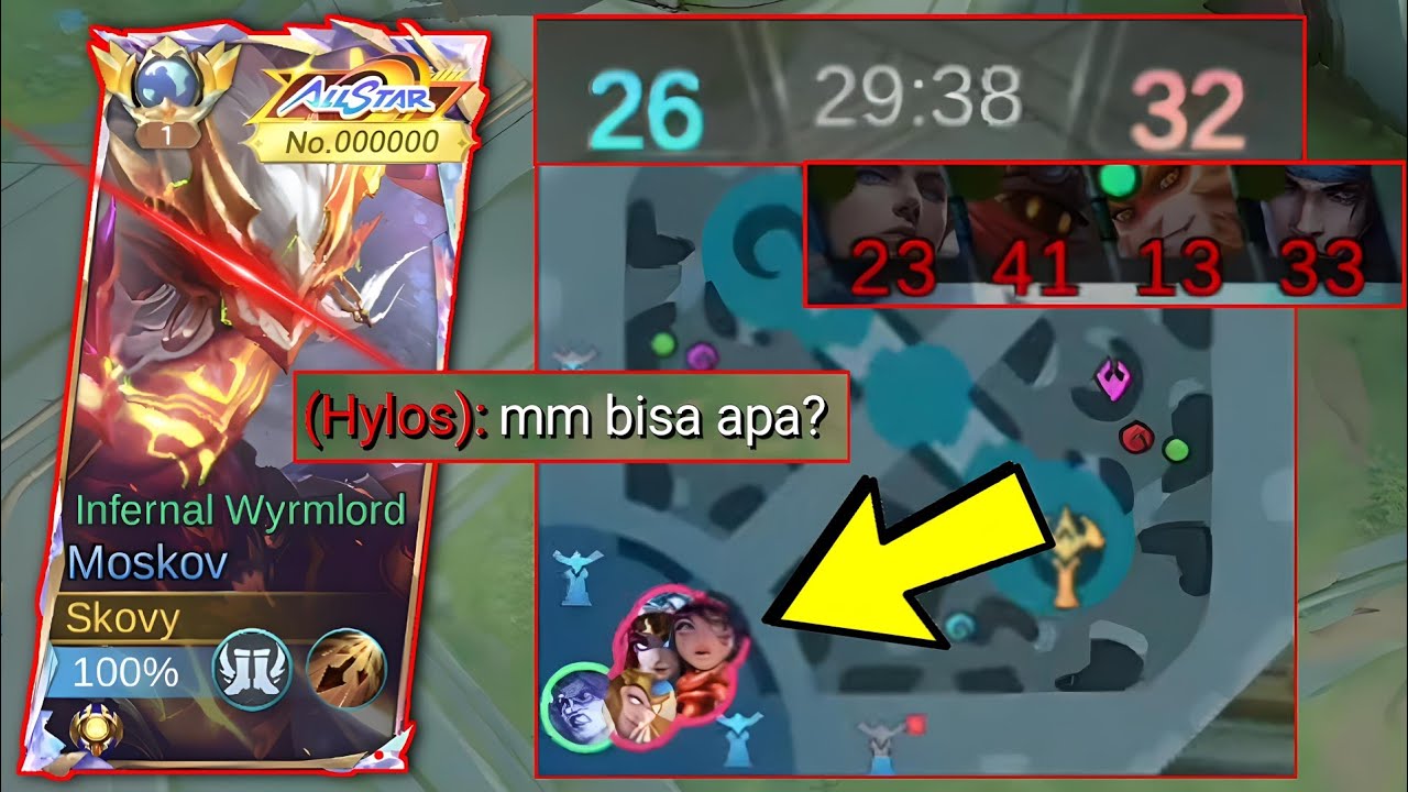GILA DEFF BASE 1 VS 5 MENIT 30?!😱 TOP GLOBAL MOSKOV EPIC COMEBACK PALING MUSTAHIL, DEG-DEGAN ~ MLBB