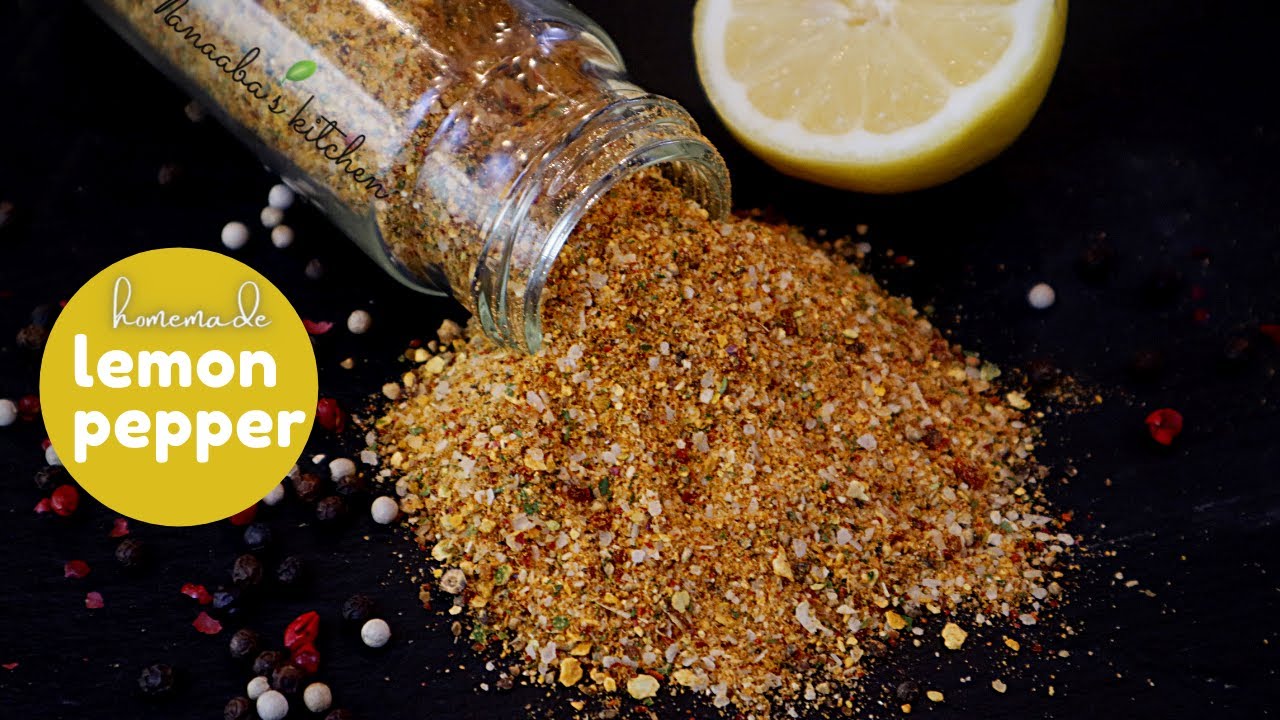 Homemade lemon pepper seasoning recipe