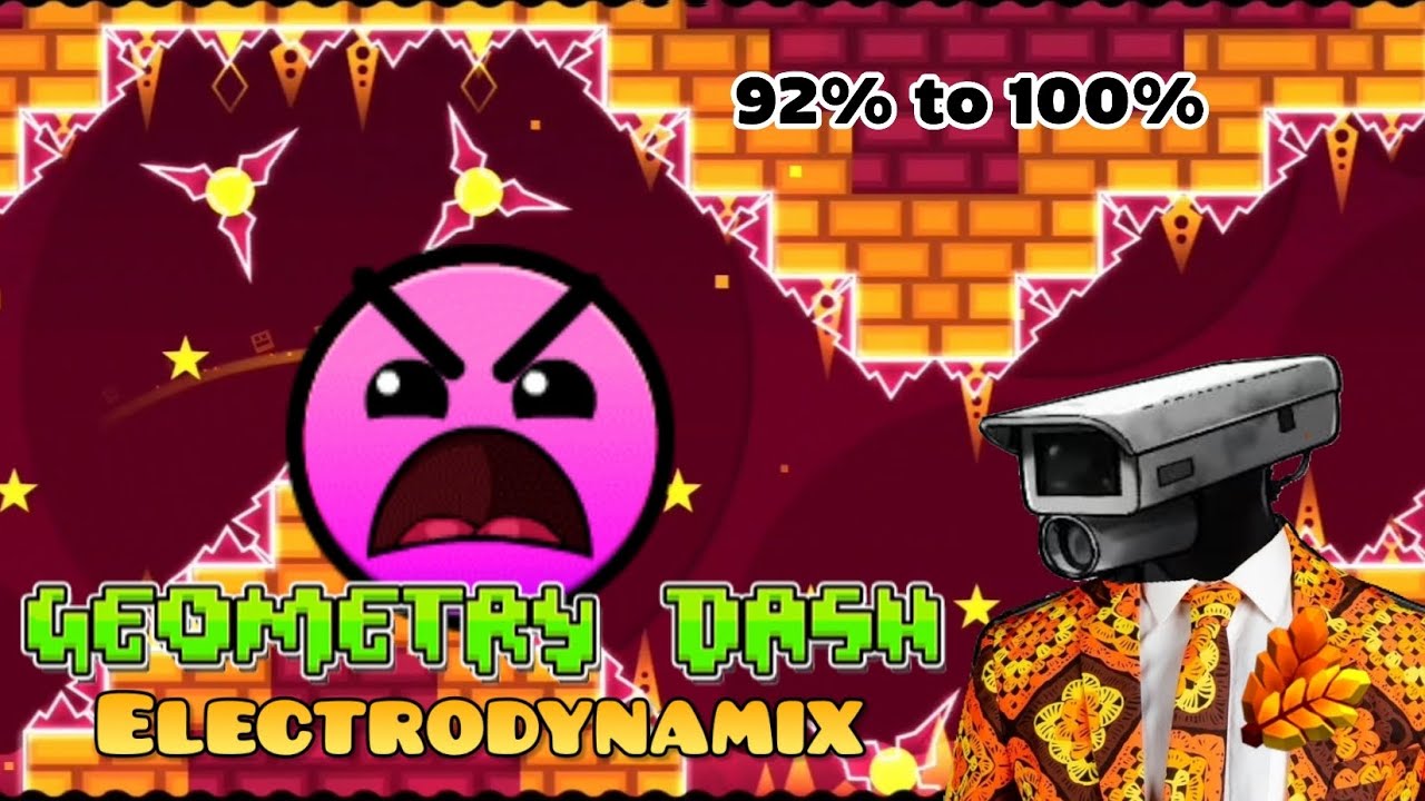 Прохождение уровня Electrodynamix в Geometry Dash (НАКОНЕЦ-ТО)