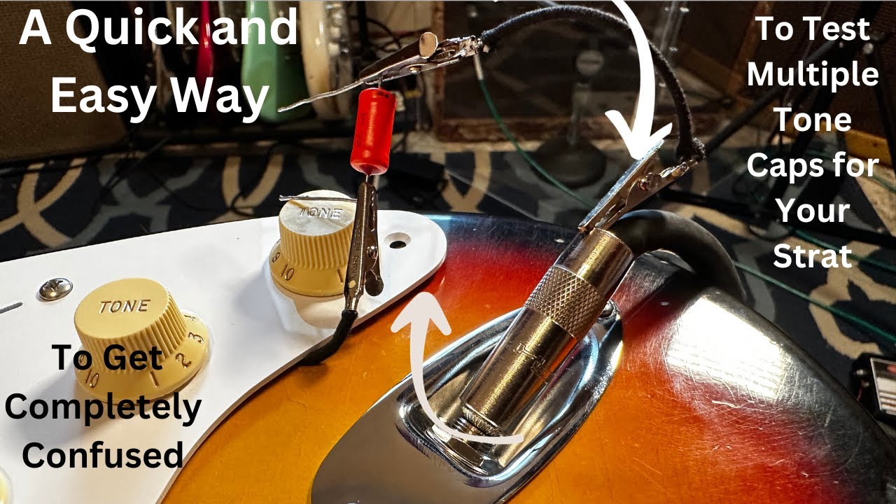 How To Rig Up a Strat Capacitor Test Jig on Your Strat