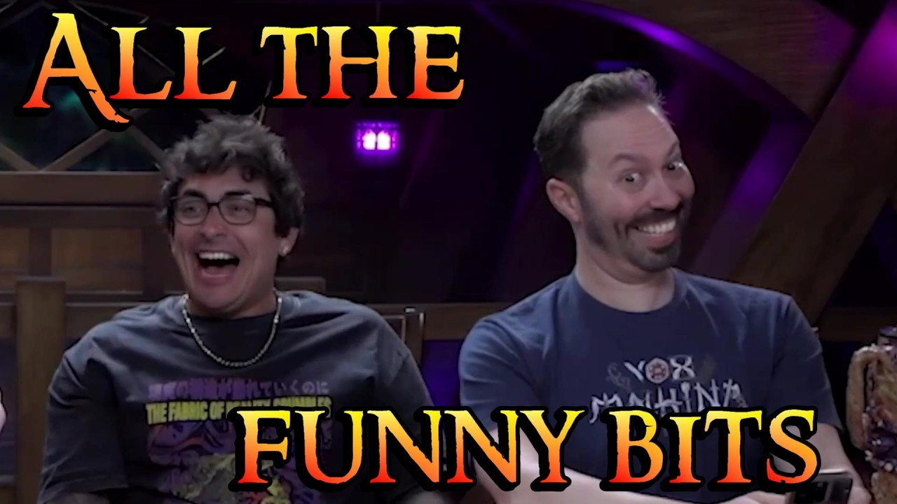 All the Funny bits and a little cry at the end
