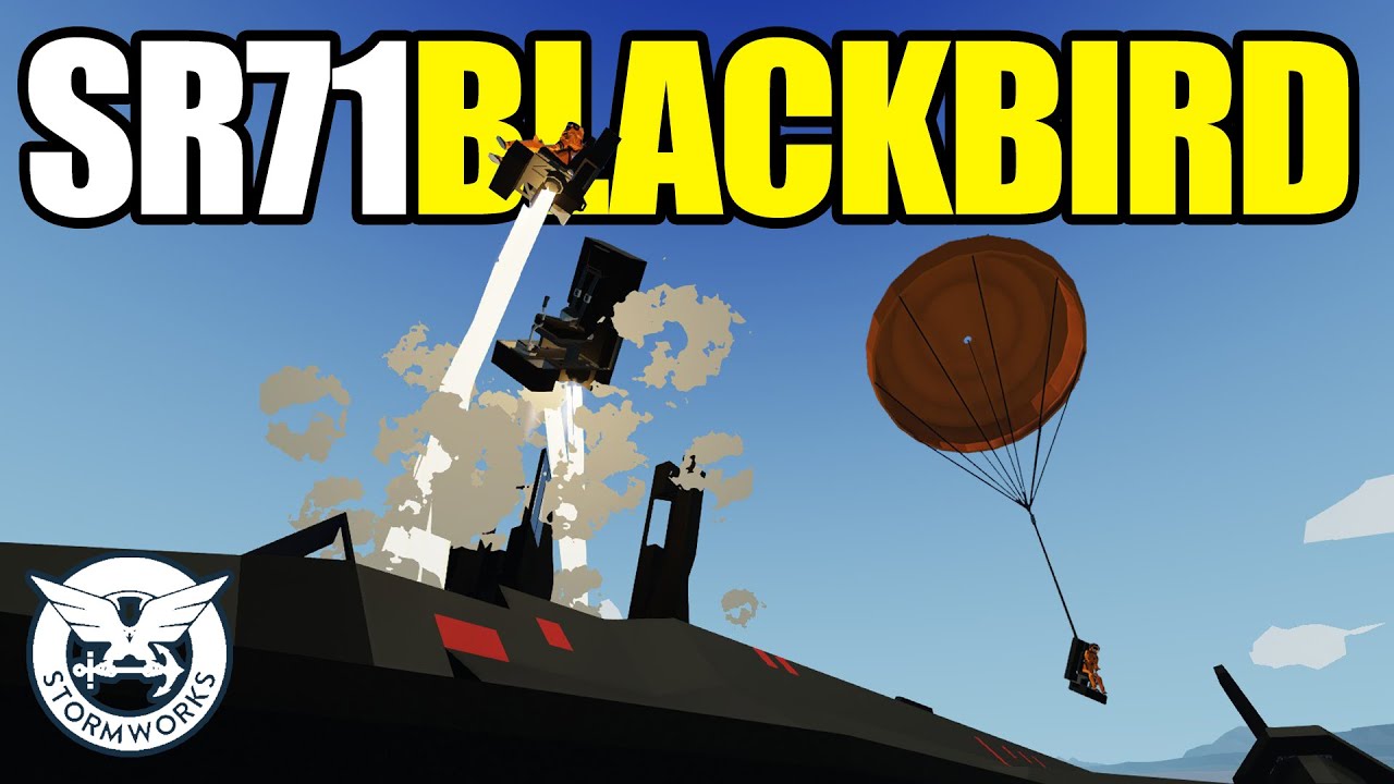 Ejection Seats! Let's Build a SR-71 Blackbird!!! [8] Stormworks