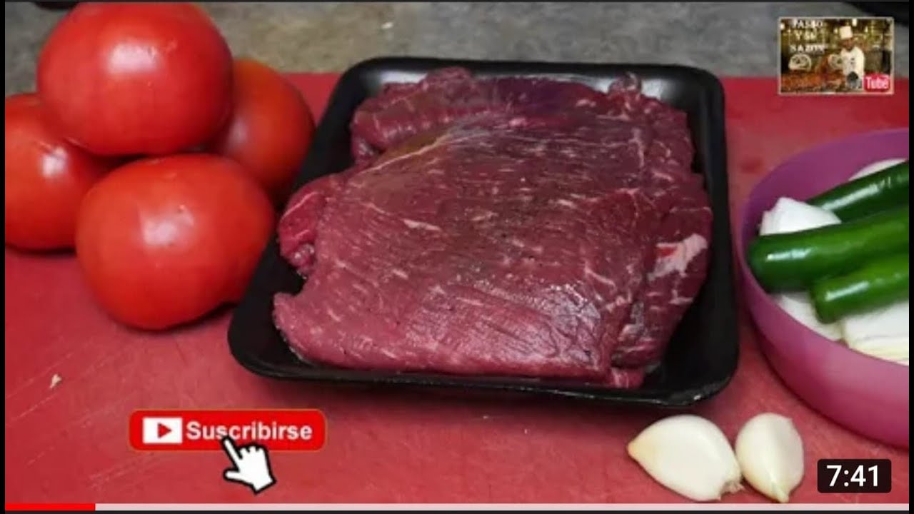 CECINA EN SALSA DE TOMATE TATEMADA!!!