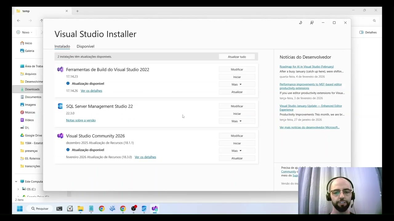Instalar SQL Server Express e SQL Server Management Studio (SSMS) no Windows