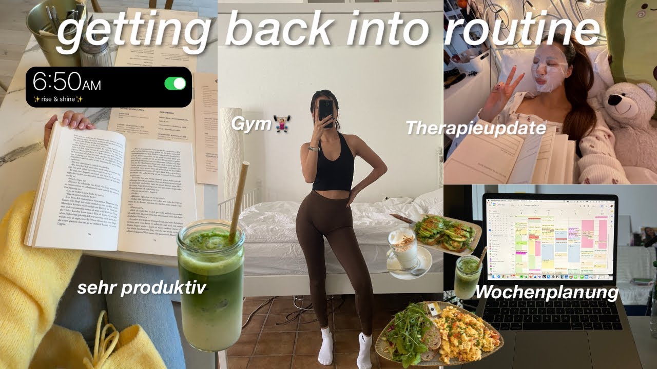 Zurück in meine healthy Routine, 7:00 Morgen, Wochenplanung, Gym Motivation, Self Care