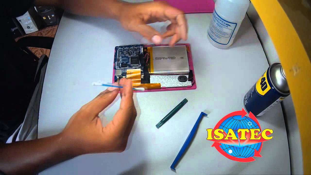 Consertando Tablet NAVCITY NT 1711 dando tela branca