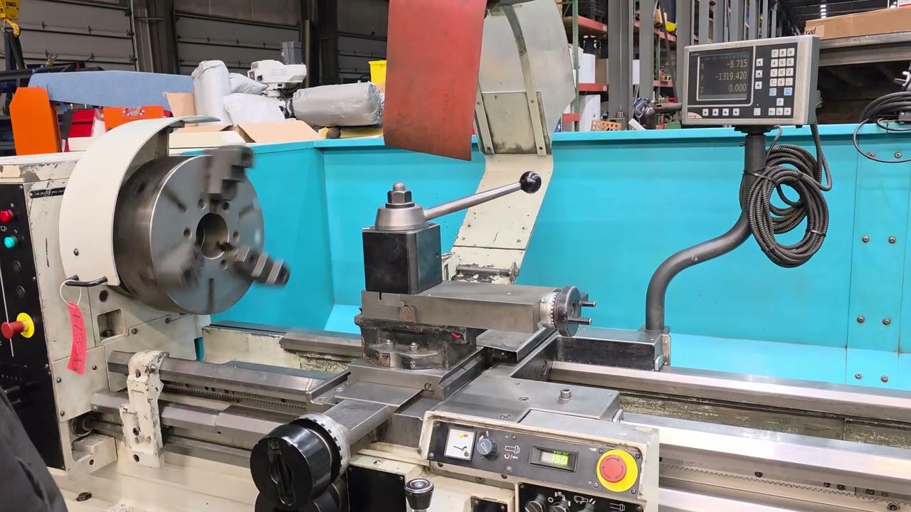 Clausing 20"x80" Lathe Operation