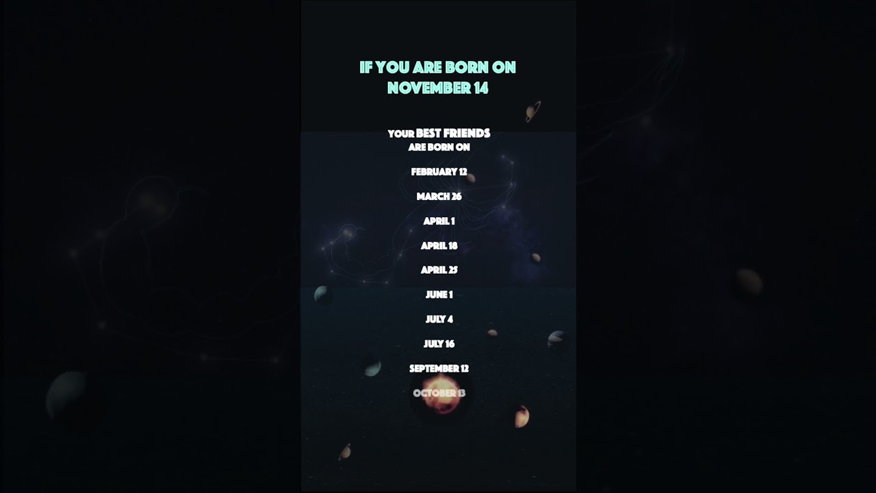 Friends of people born on November 14. #shorts #astrology #birthday #horoscope #scorpio  #november