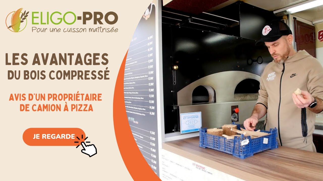 Les avantages de la bûche compressée – avis d’un propriétaire de camion à pizza