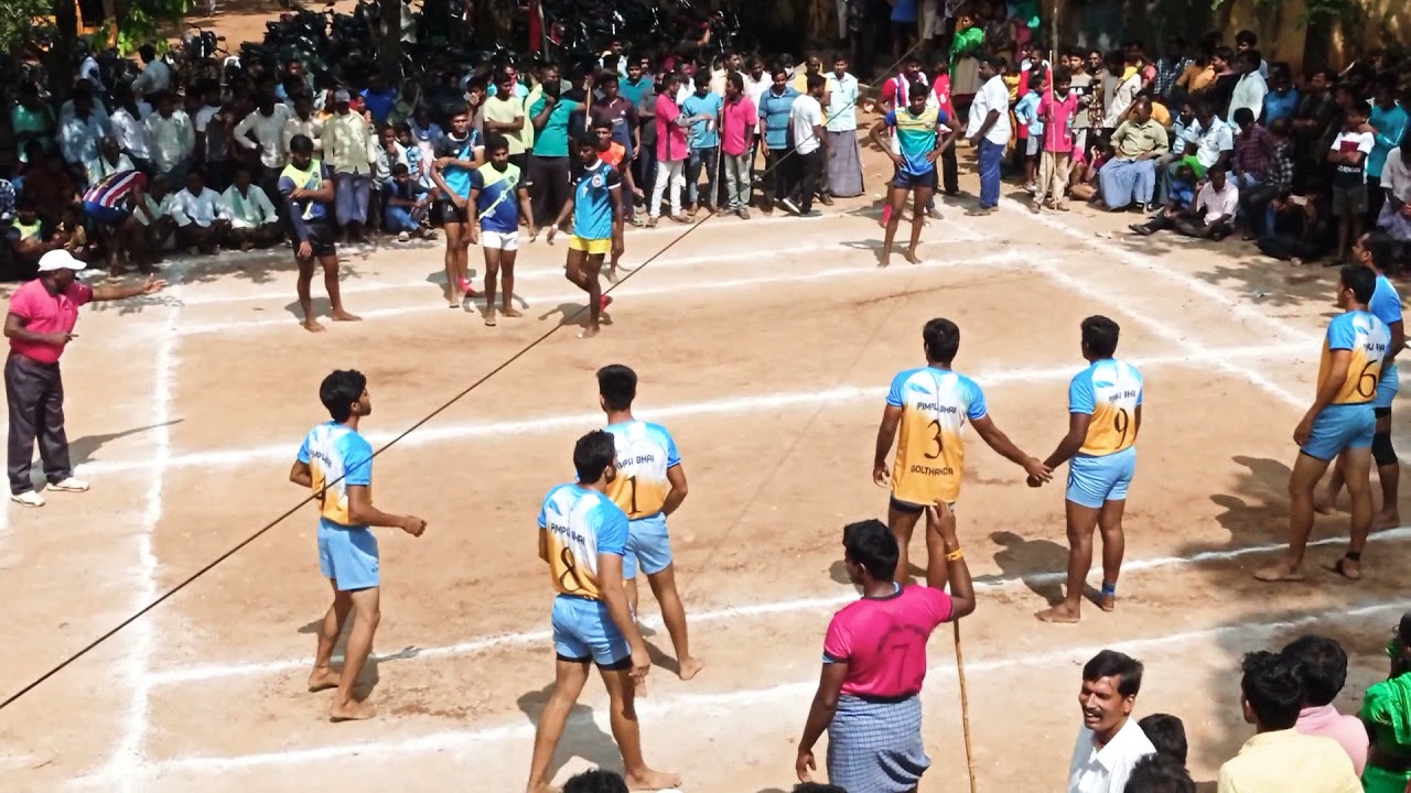 golthanda vs Barkathgudemm high voltage match in ameenabad tournament