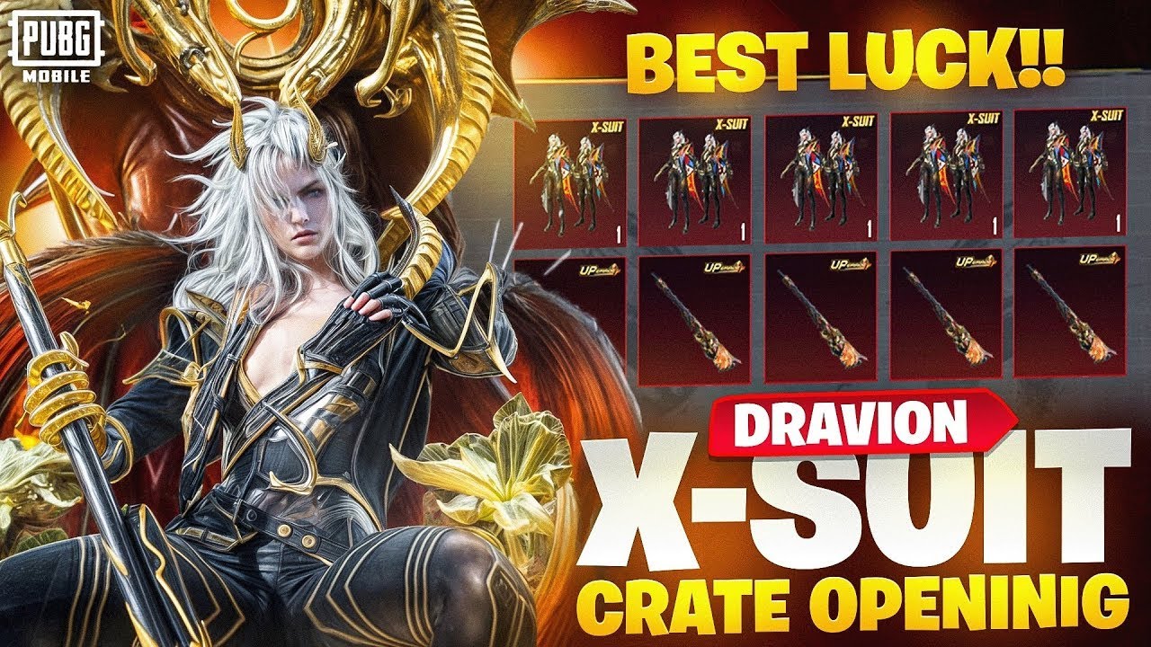 Lucky New Dravion Xsuit Crate Opening| 15K UC crate opening