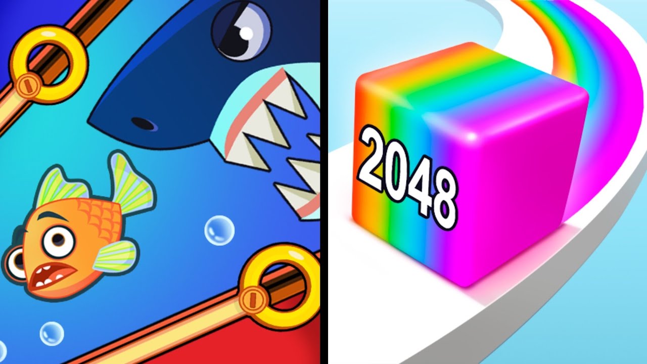 Save The Fish Vs Jelly Run 2048 🦐🐙🧊🟩 Max All Levels Android iOS Gameplay Ep 167