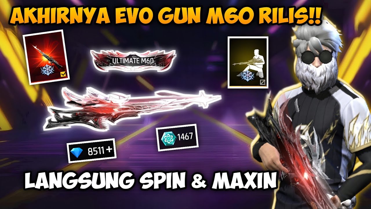 SPIN EVO GUN M60 DREAMBREAKER И LANGSUNG MAXIN🔥
