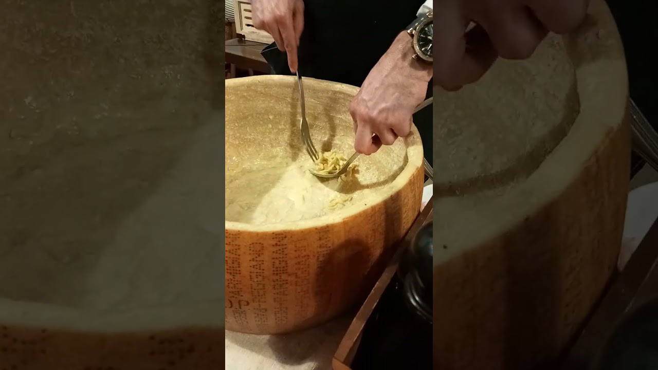 🍝Magnificent Italian Pasta in Huge Parmesan | Zvolen Slovakia #realvideo #pastalovers #traveleurope
