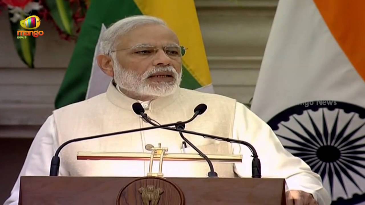 PM Modi Speech At Joint Press Statement With President Of Myanmar | Mr. Htin Kyaw | Mango News