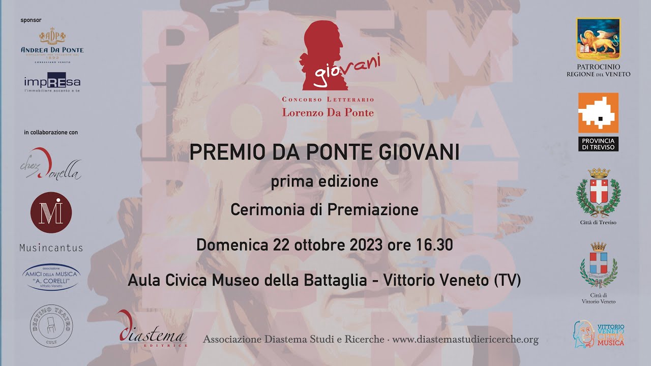 Premiazione Premio Da Ponte Giovani 2023 (1a edizione)