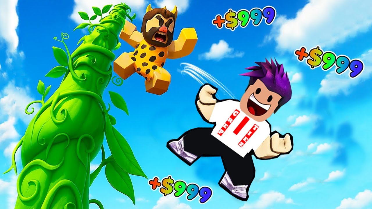 روبلوكس : بناء اعلى برج ادغال مسافة 999,999 قفزت منه في لعبة roblox !!