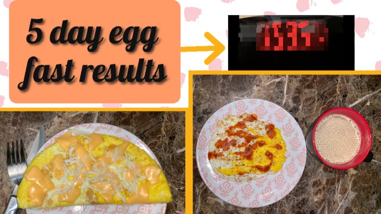 5 Day Egg Fast Results! I CANT BELIEVE I LOST THAT MUCH WEIGHT!