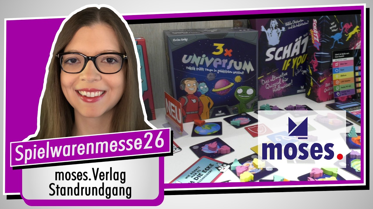 Neuheiten – MOSES – Spielwarenmesse 2026 in Nürnberg (Spiel doch mal!) Standrundgang