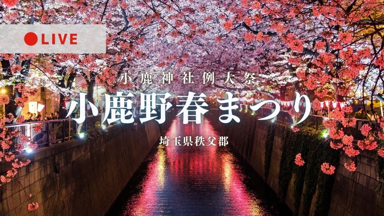 [LIVE] 小鹿野春まつり 埼玉県秩父郡 2025年4月19日