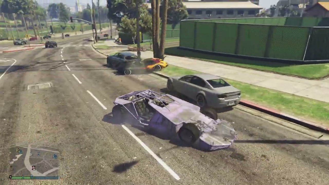 Goofing around in GTA ✌️