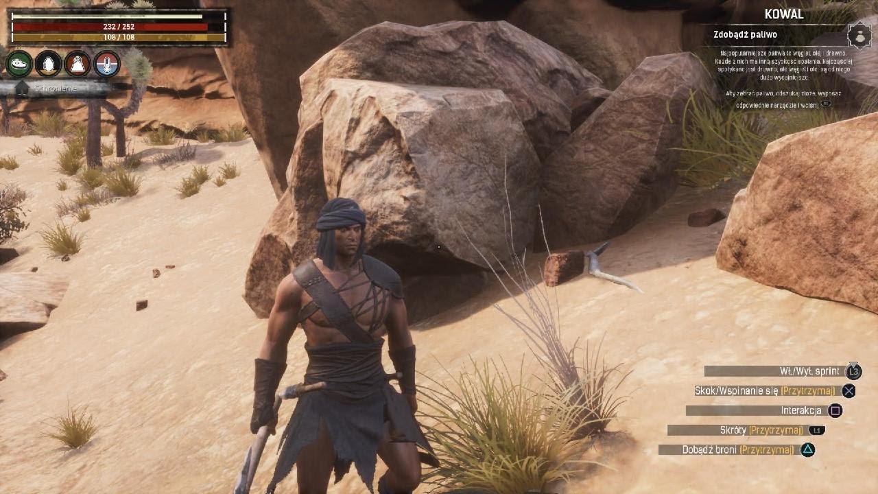 [PS5] 4K Conan Exiles ep.2 Walka o metal😈😁💪 