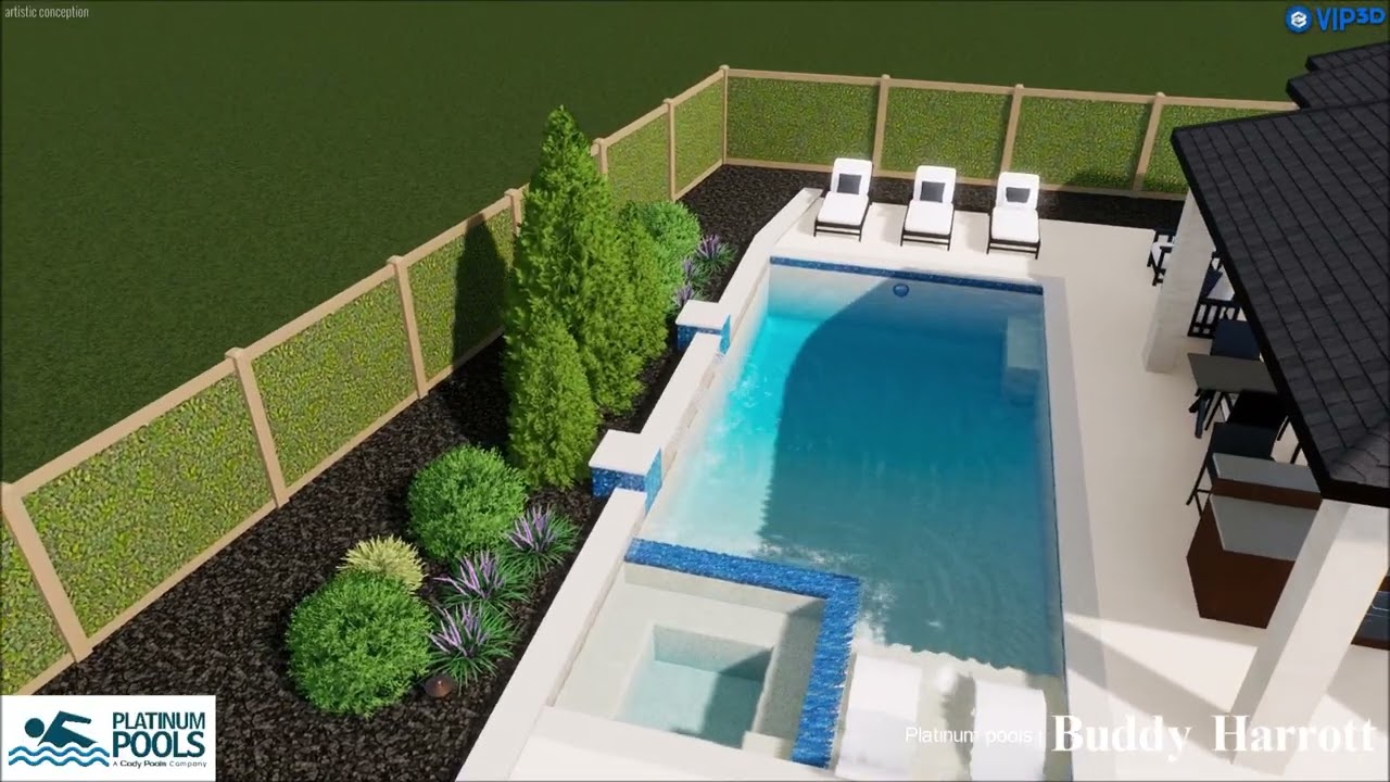 Platinum Pools - Prieto Family Pool Design by Buddy Harrott