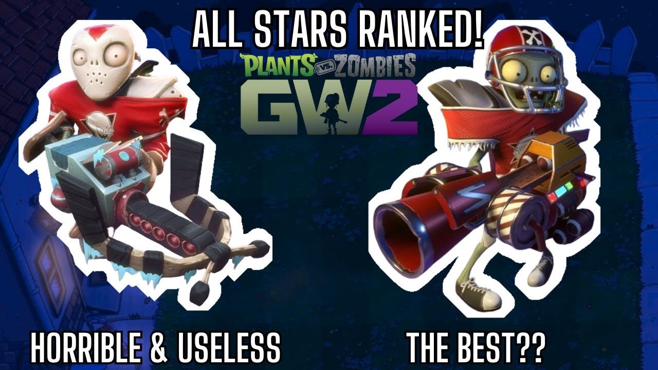 Ranking Every ALL STAR in PVZ GW2!