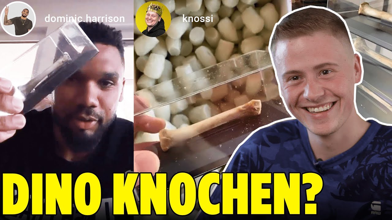 Fake-Knochen! Knossi & Dominic Harrison werben für Chicken Wings