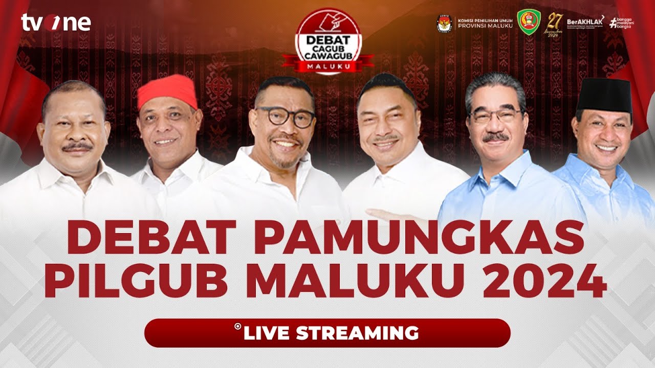 [LIVE] Debat Pamungkas Calon Gubernur dan Wakil Gubernur Maluku | tvOne