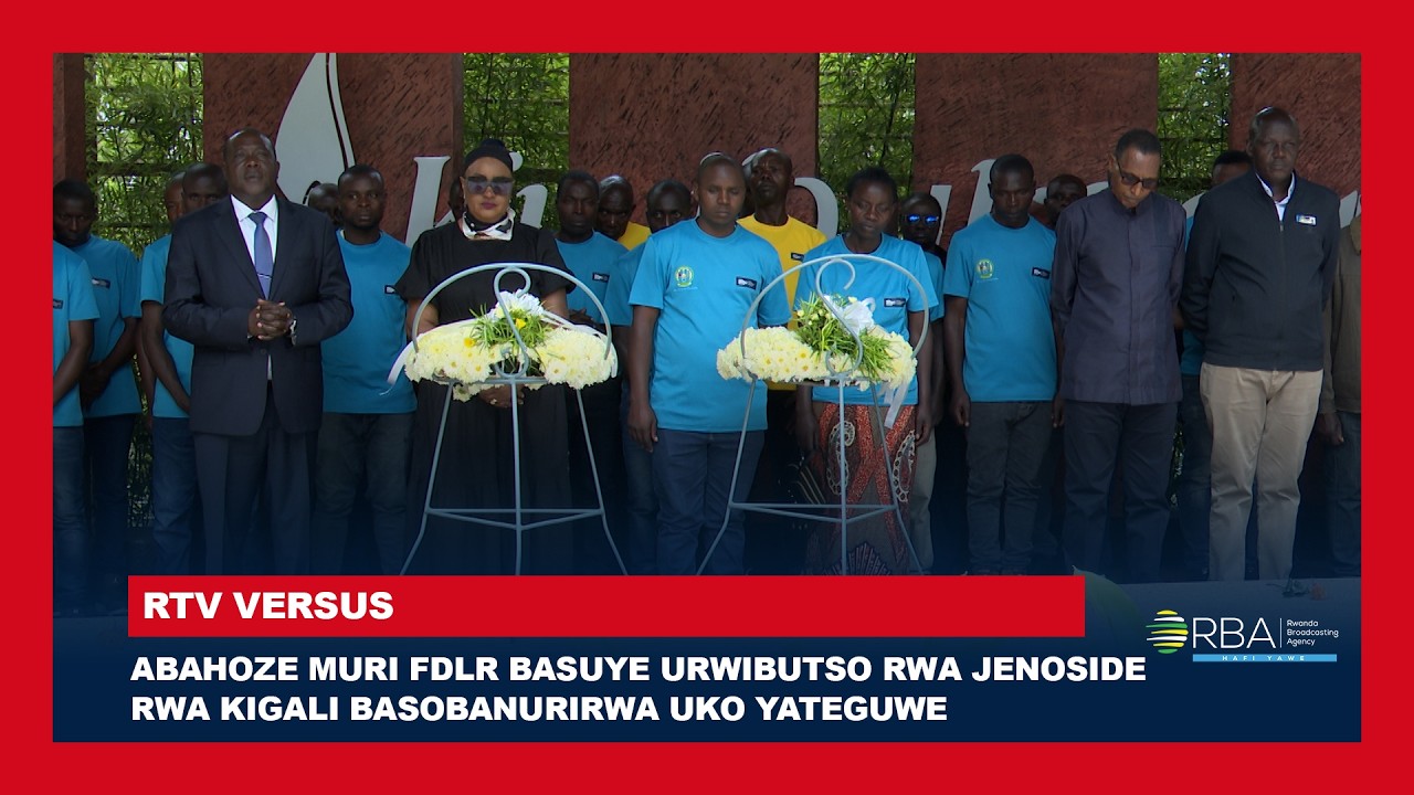 Abahoze muri FDLR basuye Urwibutso rwa Jenoside rwa Kigali basobanurirwa uko yateguwe