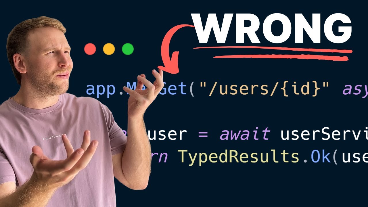 ПРЕКРАТИТЕ использовать минимальные API для крупных проектов!