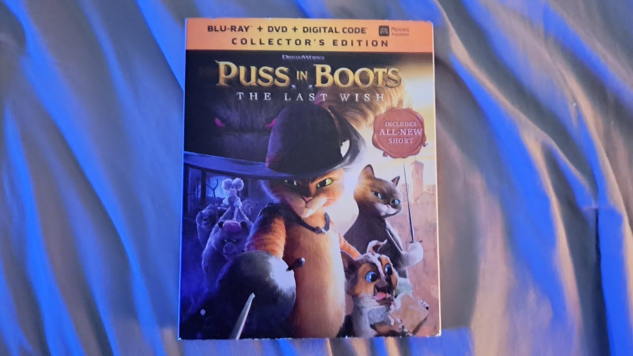 Opening to Puss in Boots: The Last Wish 2023 DVD
